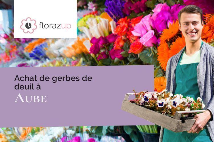 créations florales pour un enterrement à Aube (Moselle/57580)
