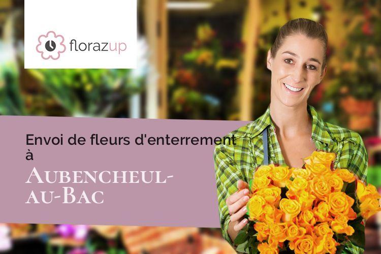 coeurs de fleurs pour un décès à Aubencheul-au-Bac (Nord/59265)