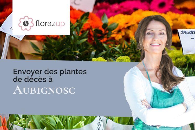 créations florales pour un décès à Aubignosc (Alpes-de-Haute-Provence/04200)