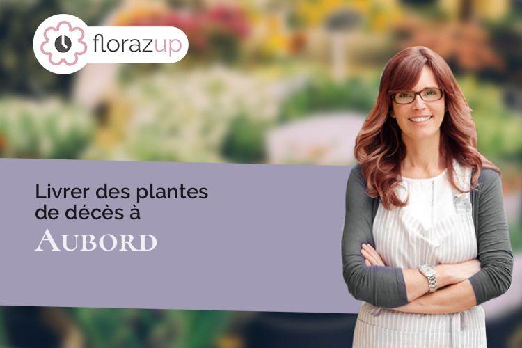 compositions de fleurs pour un décès à Aubord (Gard/30620)