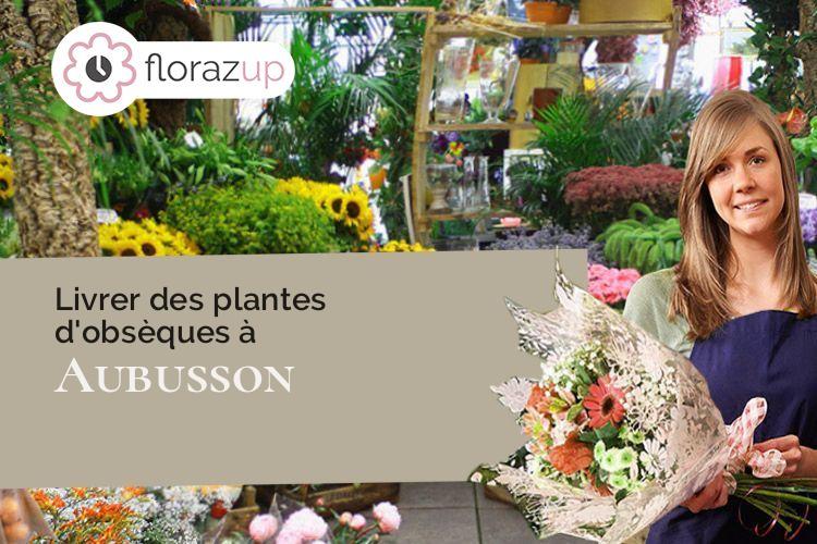 créations florales pour un décès à Aubusson (Creuse/23200)