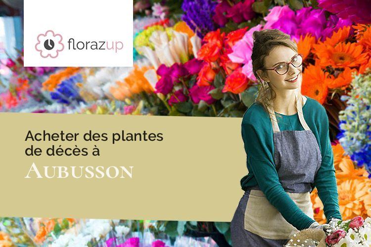 coupes de fleurs pour des obsèques à Aubusson (Orne/61100)