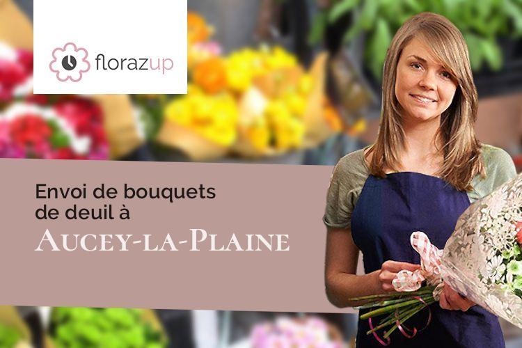 couronnes de fleurs pour un décès à Aucey-la-Plaine (Manche/50170)