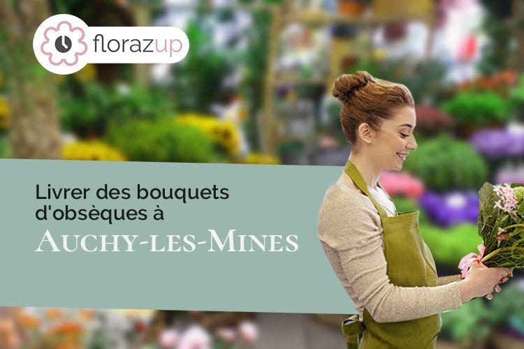 plantes pour un enterrement à Auchy-les-Mines (Pas-de-Calais/62138)