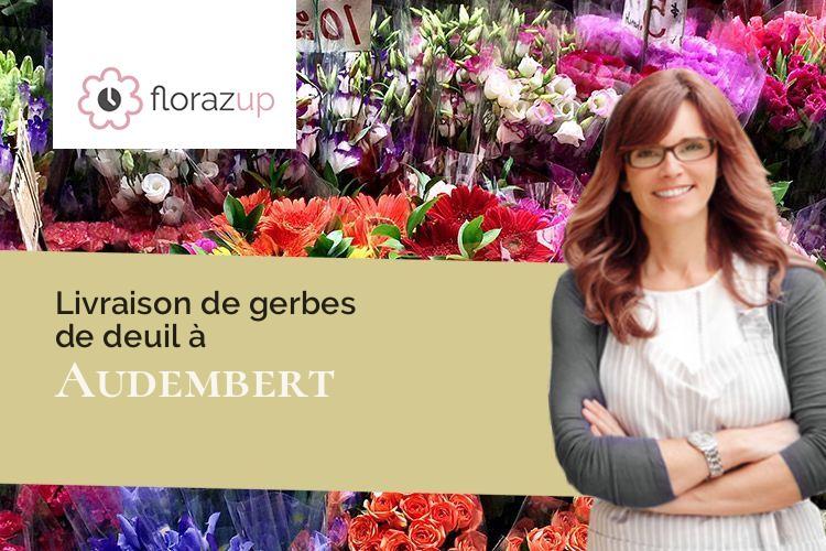 créations florales pour des obsèques à Audembert (Pas-de-Calais/62250)