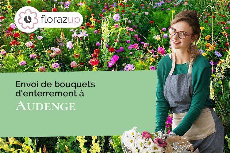 couronnes de fleurs pour un enterrement à Audenge (Gironde/33980)