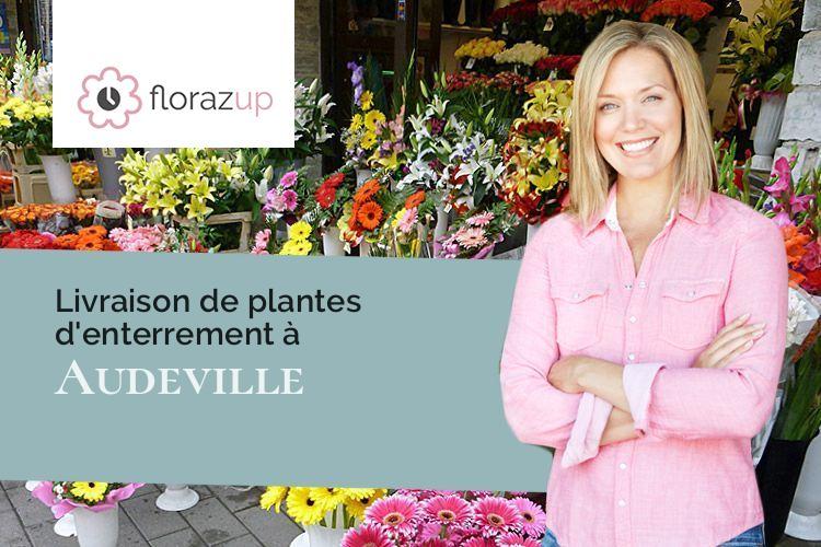 couronnes florales pour un enterrement à Audeville (Loiret/45300)