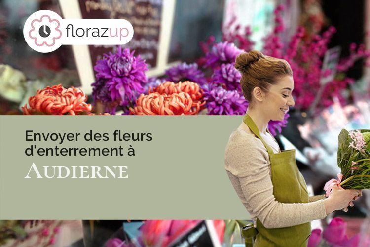 couronnes florales pour un enterrement à Audierne (Finistère/29770)