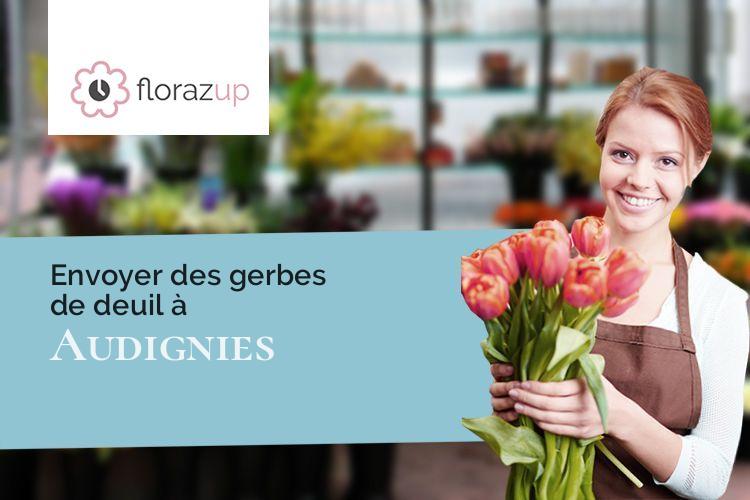 coupes de fleurs pour une crémation à Audignies (Nord/59570)