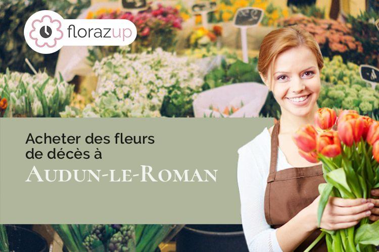 couronnes florales pour des obsèques à Audun-le-Roman (Meurthe-et-Moselle/54560)