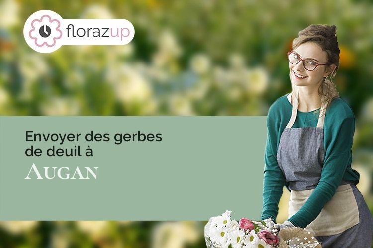 bouquets de fleurs pour des funérailles à Augan (Morbihan/56800)