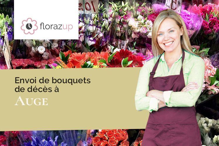 couronnes florales pour une crémation à Auge (Creuse/23170)