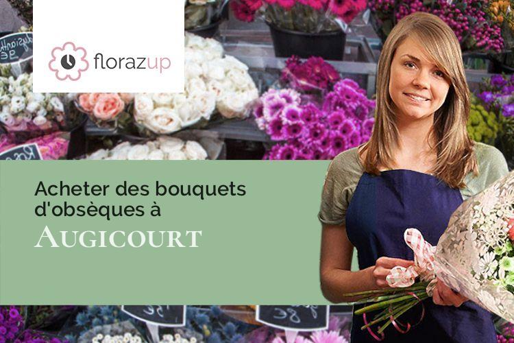 bouquets de fleurs pour des funérailles à Augicourt (Haute-Saône/70500)