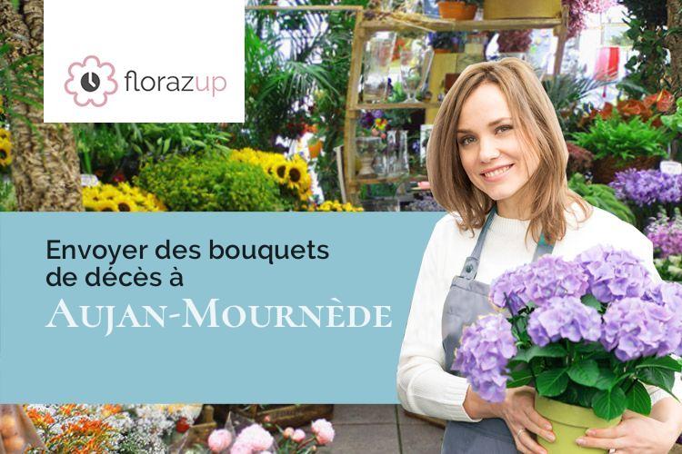 créations de fleurs pour une crémation à Aujan-Mournède (Gers/32300)