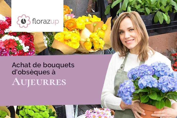 coupes de fleurs pour des obsèques à Aujeurres (Haute-Marne/52190)