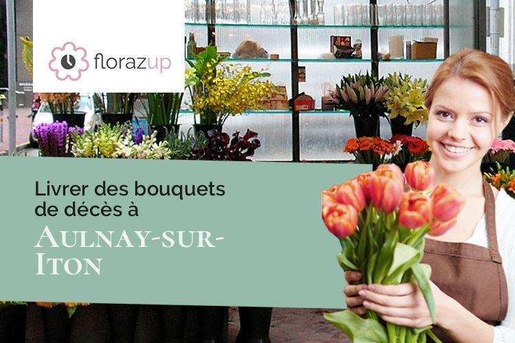 créations de fleurs pour un enterrement à Aulnay-sur-Iton (Eure/27180)