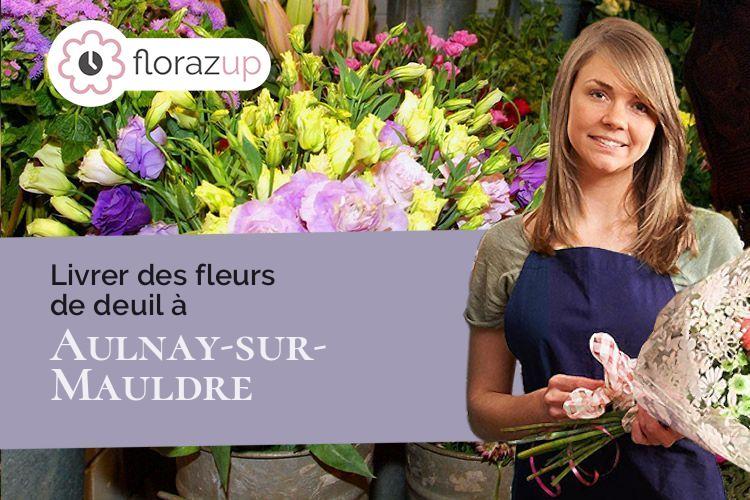 créations florales pour des funérailles à Aulnay-sur-Mauldre (Yvelines/78126)