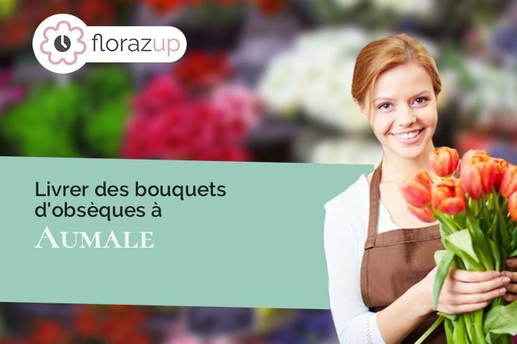 bouquets de fleurs pour une crémation à Aumale (Seine-Maritime/76390)