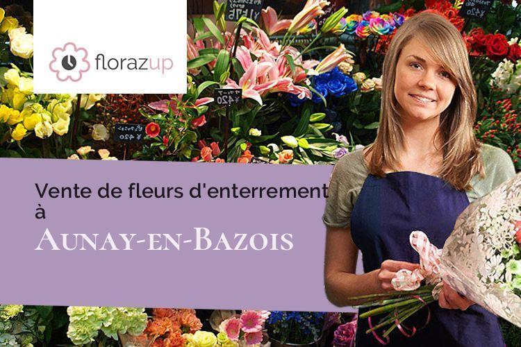 coupes de fleurs pour une crémation à Aunay-en-Bazois (Nièvre/58110)