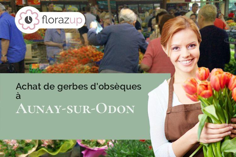 couronnes de fleurs pour un décès à Aunay-sur-Odon (Calvados/14260)