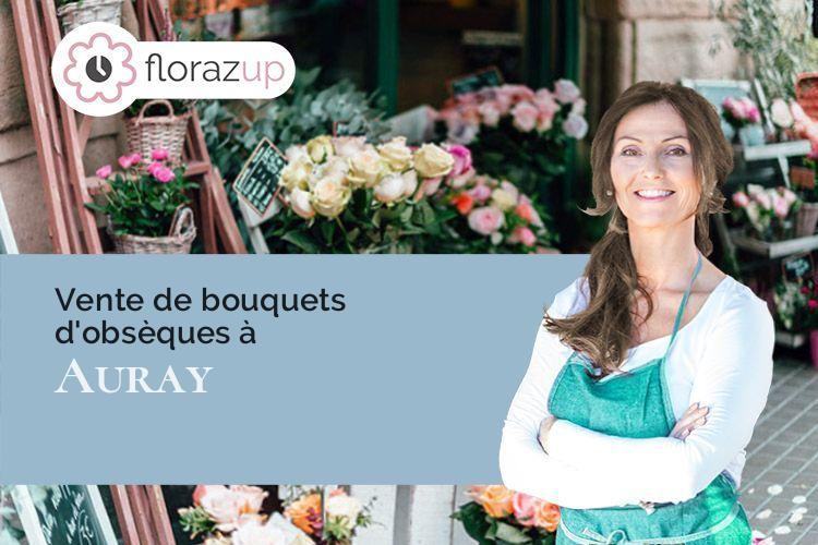 couronnes florales pour un décès à Auray (Morbihan/56400)
