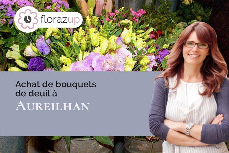 fleurs deuil pour un décès à Aureilhan (Hautes-Pyrénées/65800)