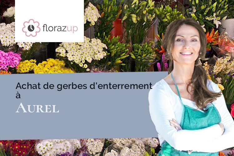 coeurs de fleurs pour une crémation à Aurel (Drôme/26340)