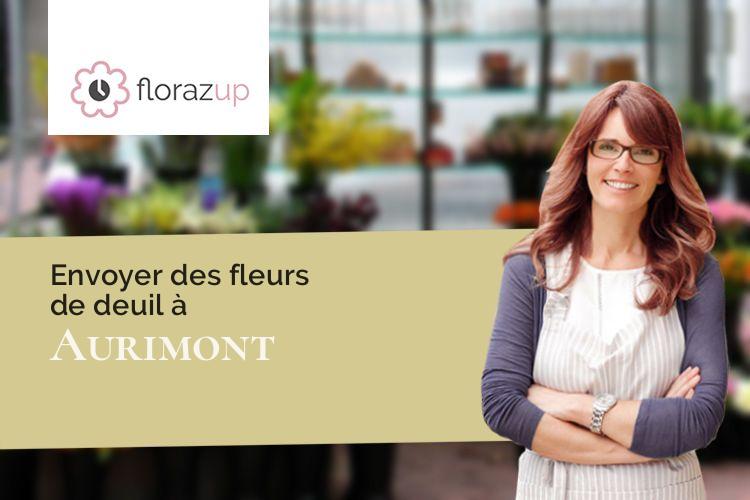 compositions florales pour un décès à Aurimont (Gers/32450)