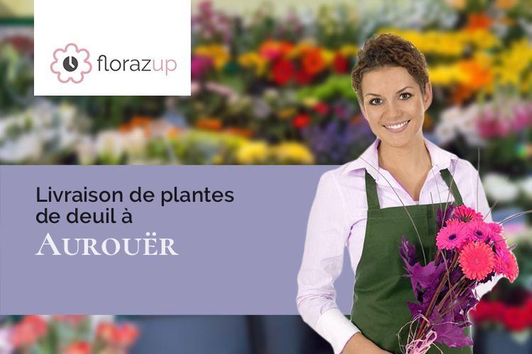 compositions florales pour un décès à Aurouër (Allier/03460)