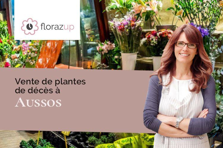 compositions de fleurs pour des obsèques à Aussos (Gers/32140)