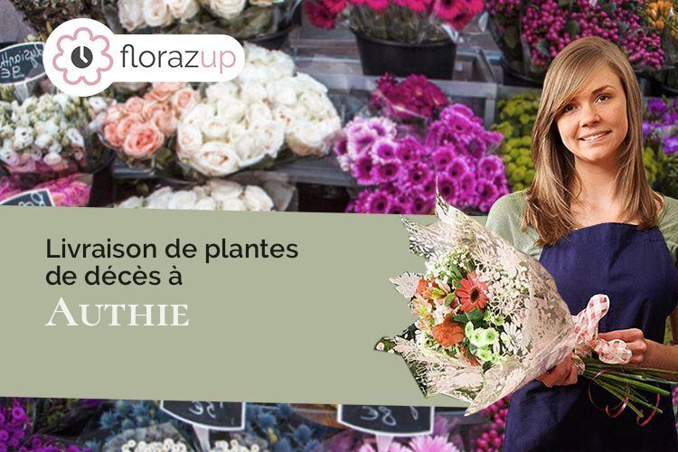 créations florales pour une crémation à Authie (Calvados/14280)