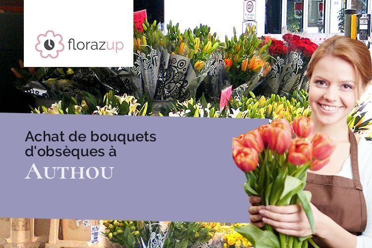 compositions florales pour un deuil à Authou (Eure/27290)