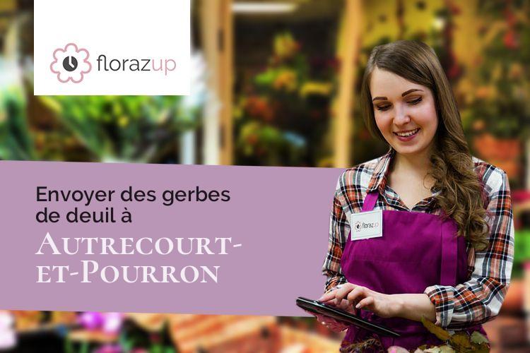 coupes de fleurs pour des funérailles à Autrecourt-et-Pourron (Ardennes/08210)