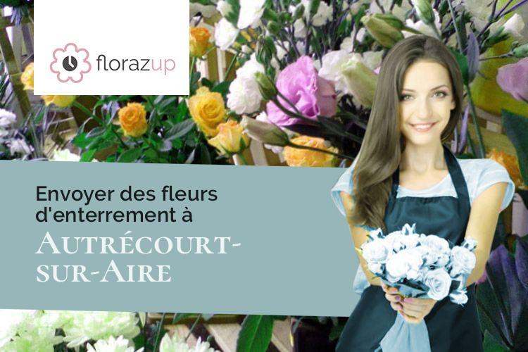 coupes de fleurs pour un enterrement à Autrécourt-sur-Aire (Meuse/55120)
