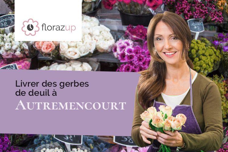 couronnes florales pour des obsèques à Autremencourt (Aisne/02250)