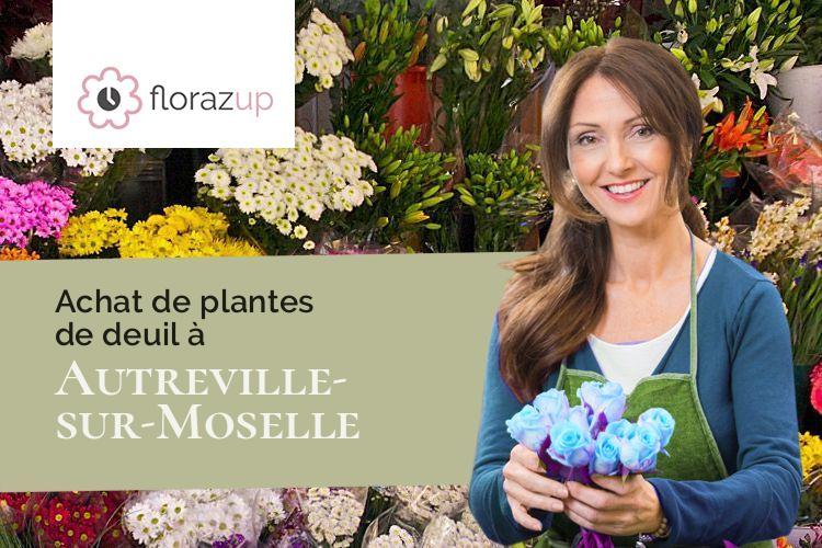 créations de fleurs pour un enterrement à Autreville-sur-Moselle (Meurthe-et-Moselle/54380)