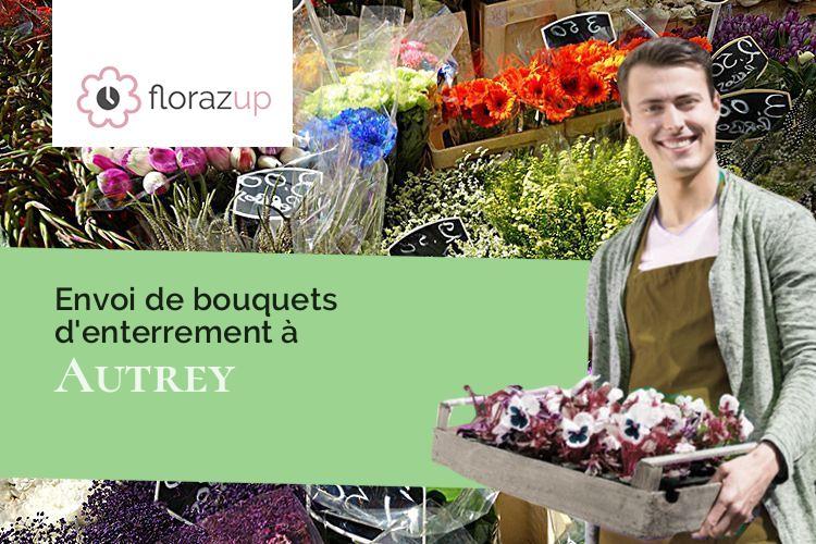 coeurs de fleurs pour un décès à Autrey (Meurthe-et-Moselle/54160)