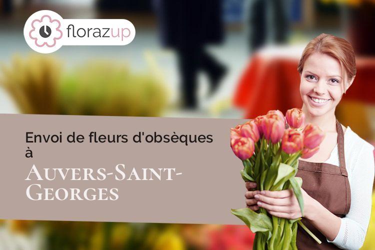 bouquets de fleurs pour un enterrement à Auvers-Saint-Georges (Essonne/91580)