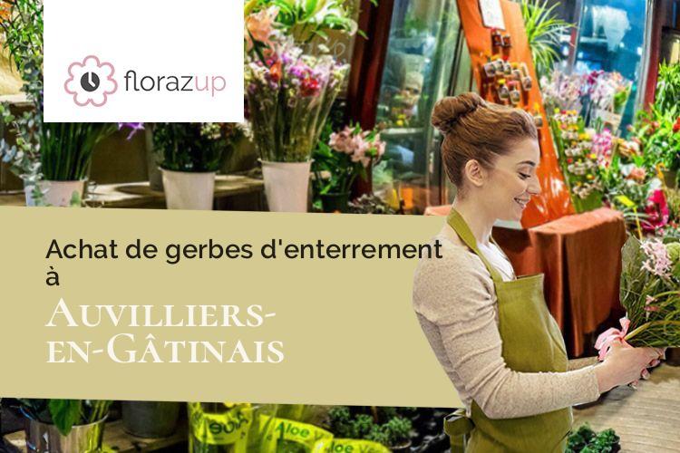 compositions florales pour des funérailles à Auvilliers-en-Gâtinais (Loiret/45270)