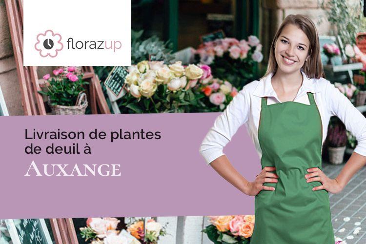 coeurs de fleurs pour une crémation à Auxange (Jura/39700)