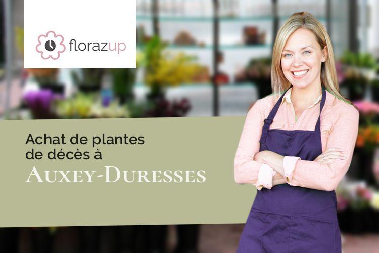 créations de fleurs pour des funérailles à Auxey-Duresses (Côte-d'Or/21190)