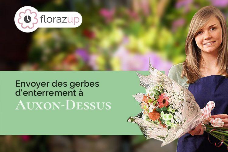 coupes de fleurs pour un enterrement à Auxon-Dessus (Doubs/25870)