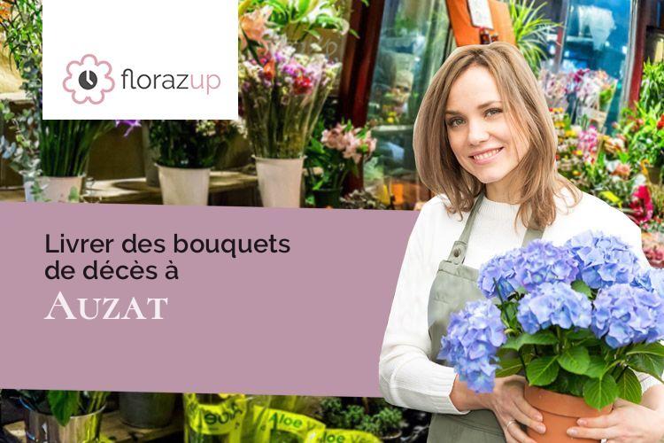 créations florales pour un enterrement à Auzat (Ariège/09220)