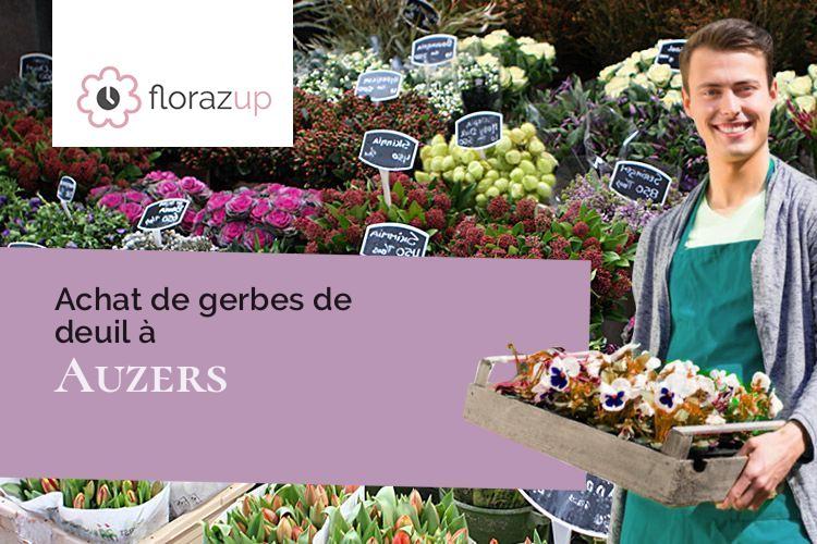 créations florales pour des obsèques à Auzers (Cantal/15240)