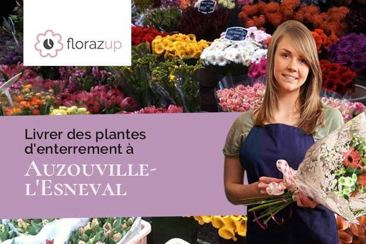 créations de fleurs pour un deuil à Auzouville-l'Esneval (Seine-Maritime/76760)