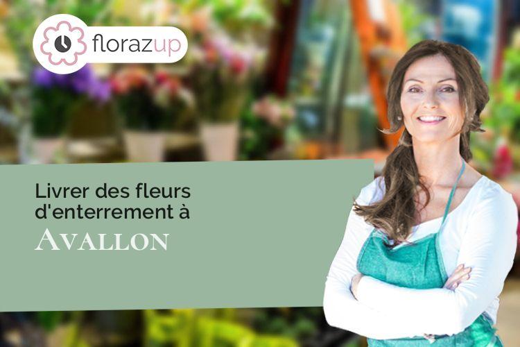 gerbes de fleurs pour un enterrement à Avallon (Yonne/89200)