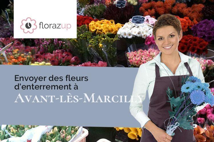 créations florales pour un enterrement à Avant-lès-Marcilly (Aube/10400)