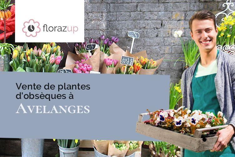 fleurs deuil pour une crémation à Avelanges (Côte-d'Or/21120)