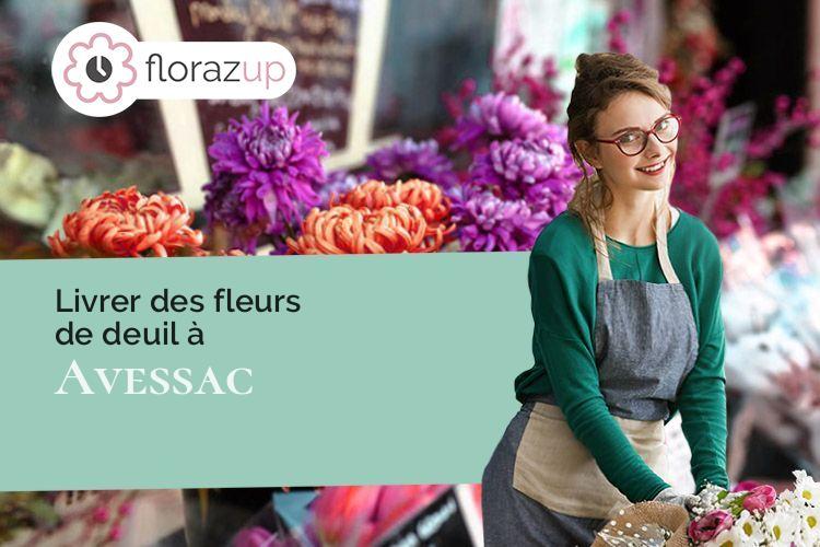 gerbes de fleurs pour un décès à Avessac (Loire-Atlantique/44460)