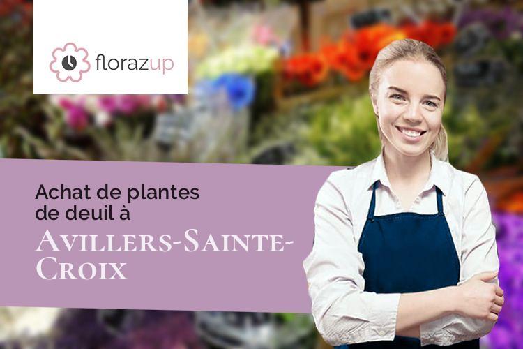 créations de fleurs pour un décès à Avillers-Sainte-Croix (Meuse/55210)